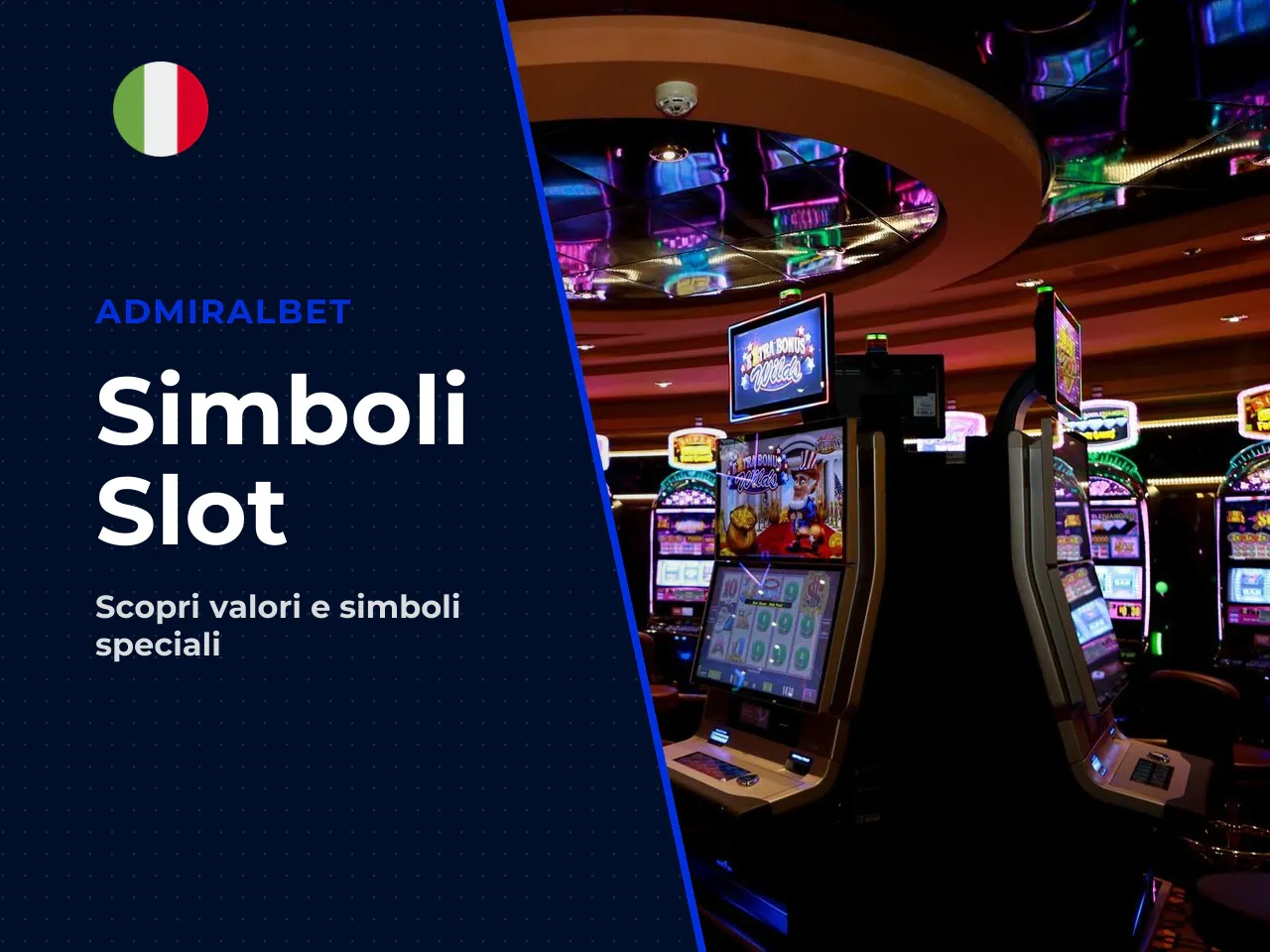 Simboli, wild e scatter valori e