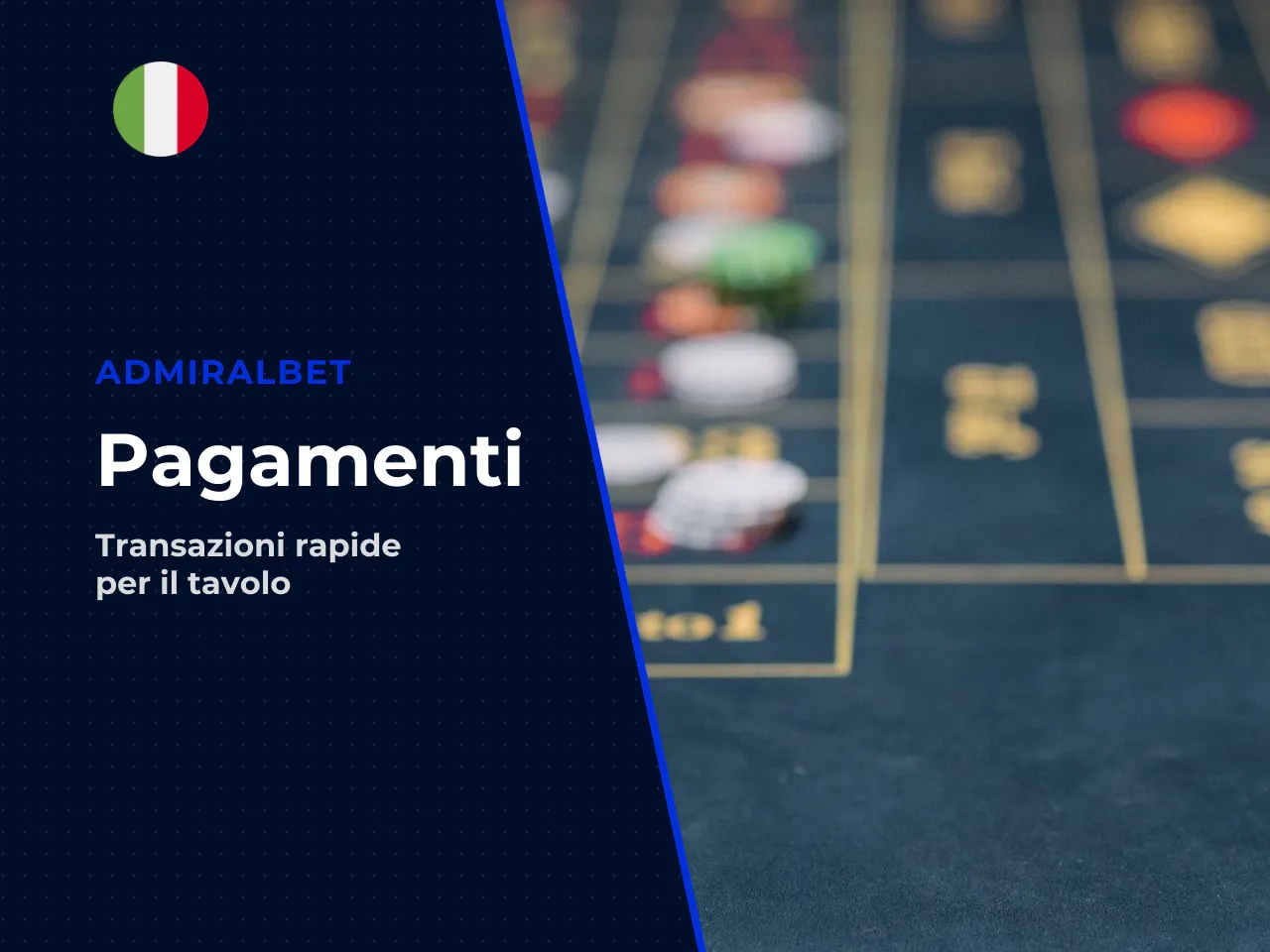 Metodi di deposito e prelievo. Per