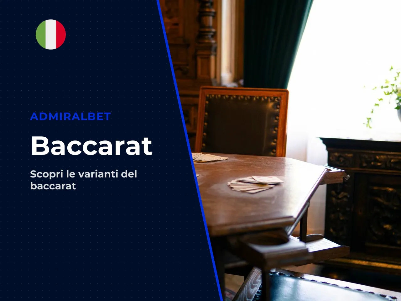 Baccarat online, baccarat live e gioco