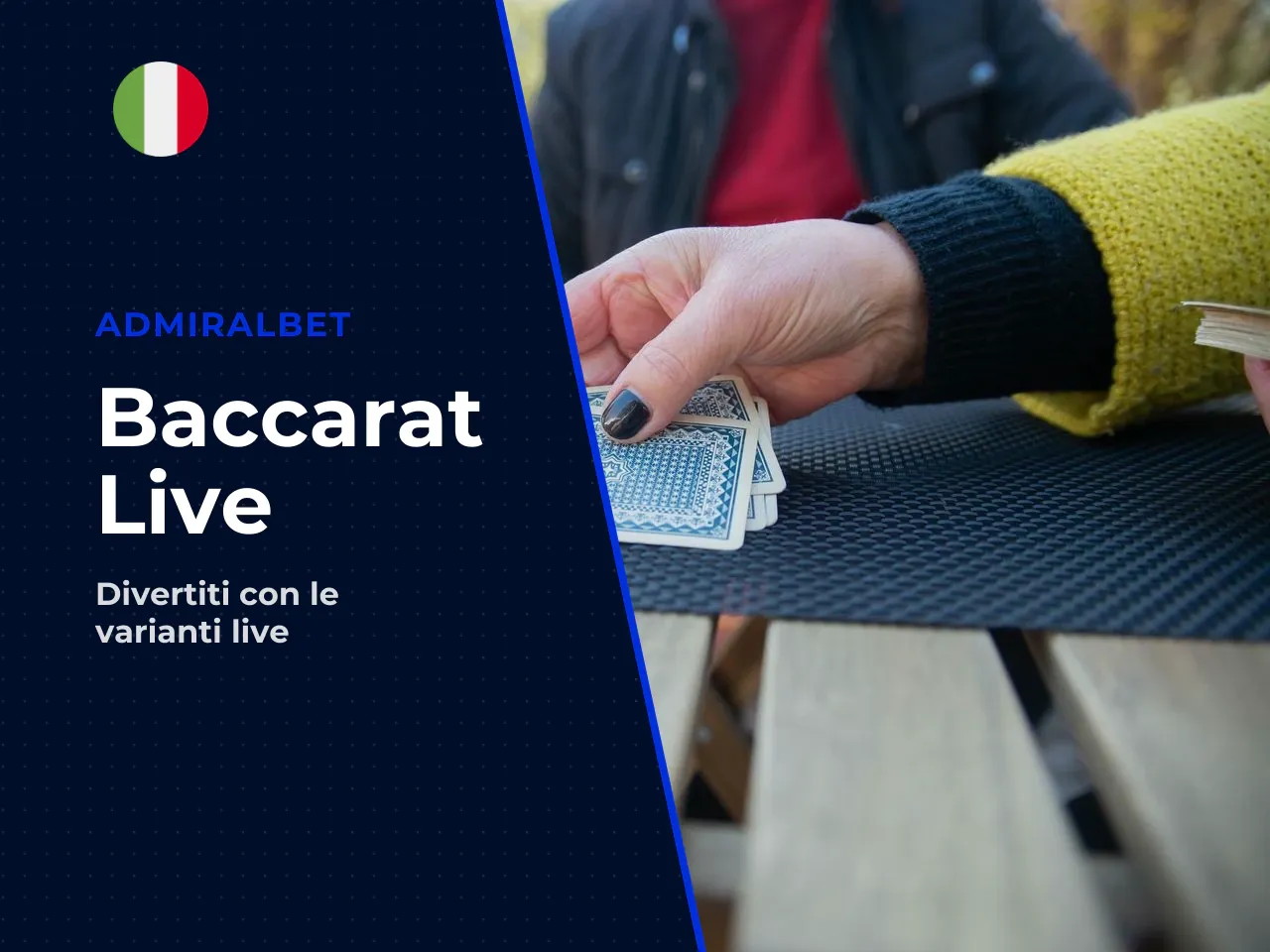 Live Baccarat, No Commission e altre