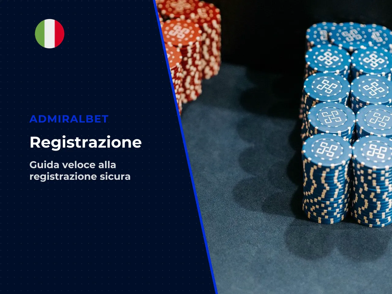 Prima registrazione, deposito e verifica account