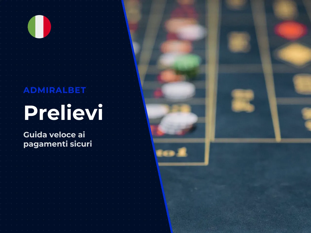 Come fare un prelievo su AdmiralBet