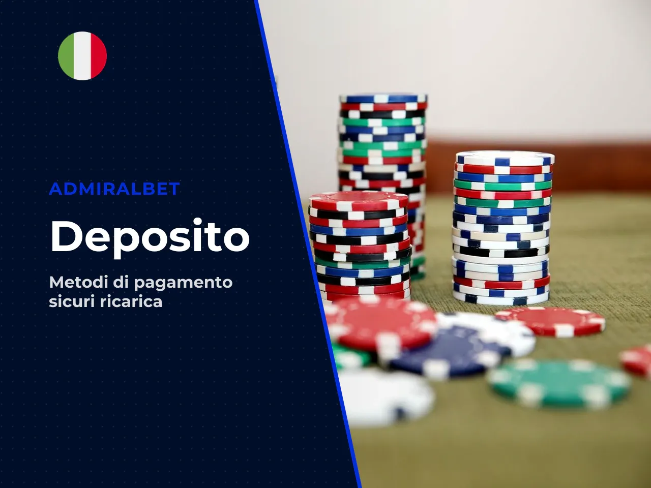 Come effettuare un deposito. Il deposito