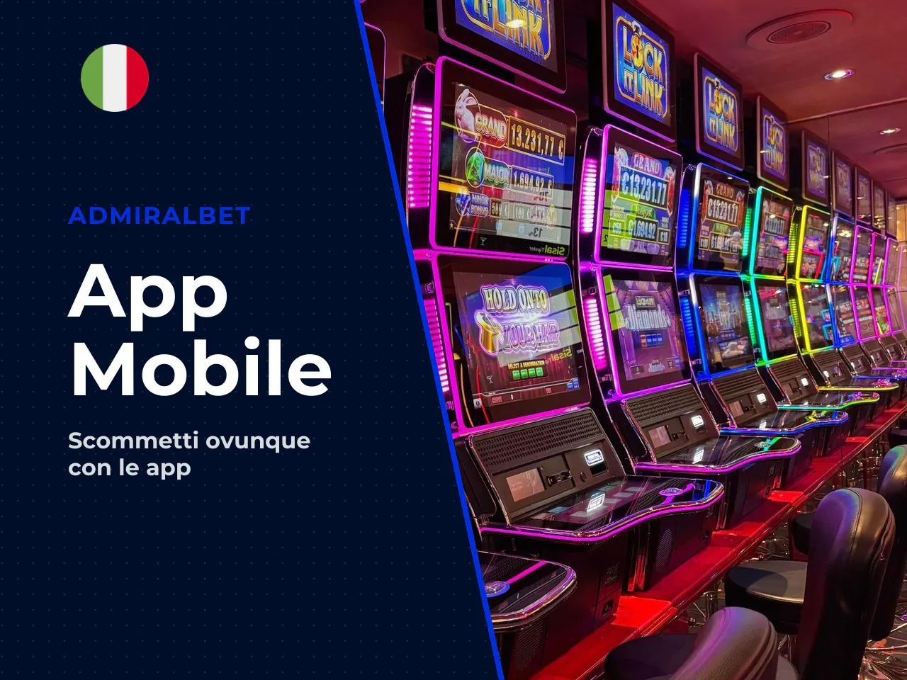 AdmiralBet app per iOS e Android