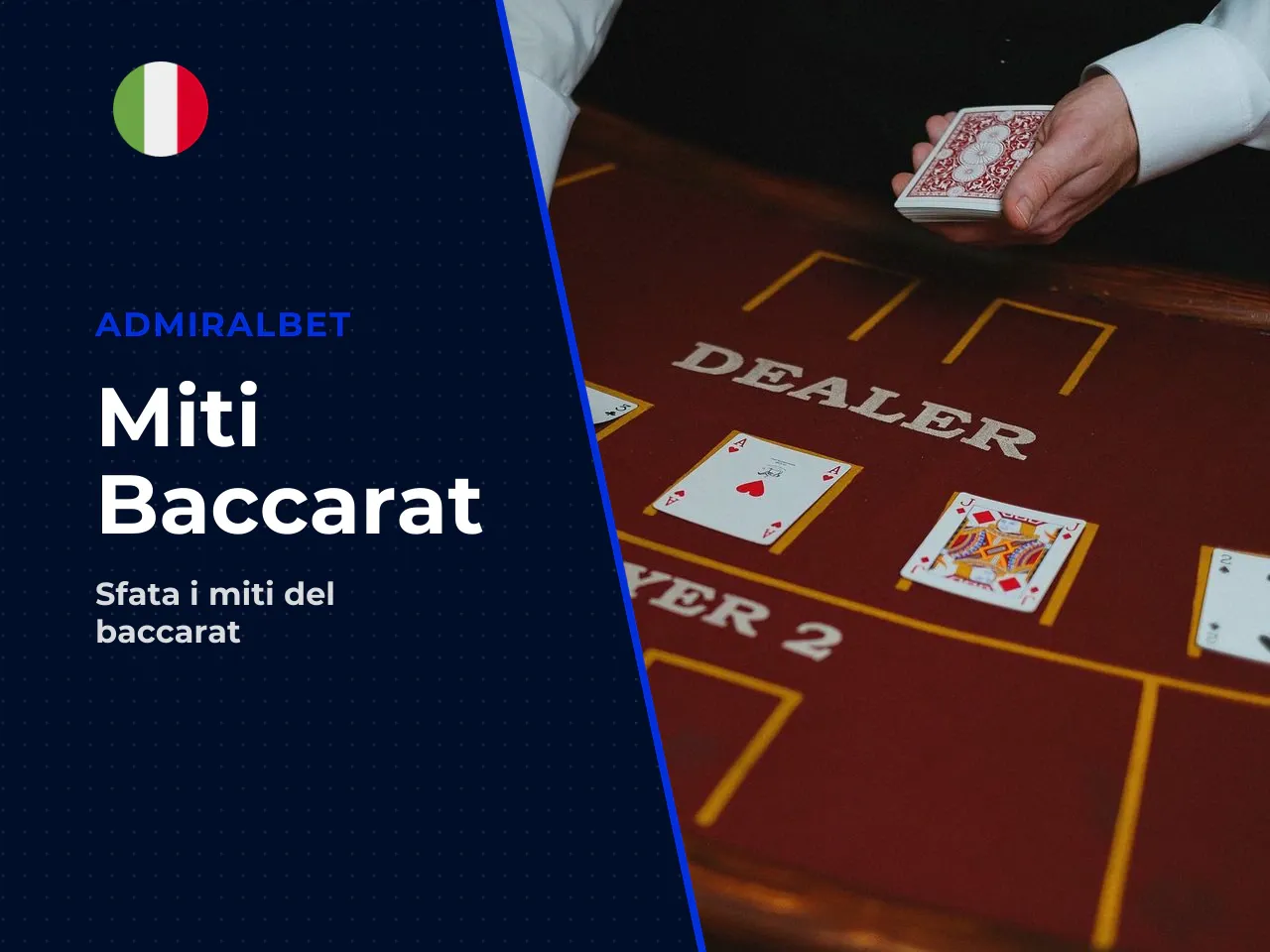 Miti da sfatare sul baccarat. Vale