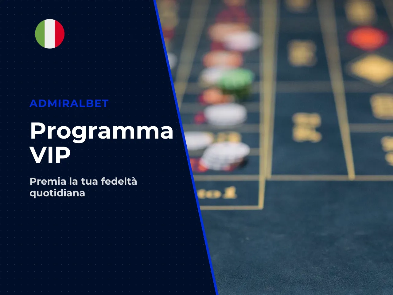 Come funziona il programma VIP. AdmiralBet
