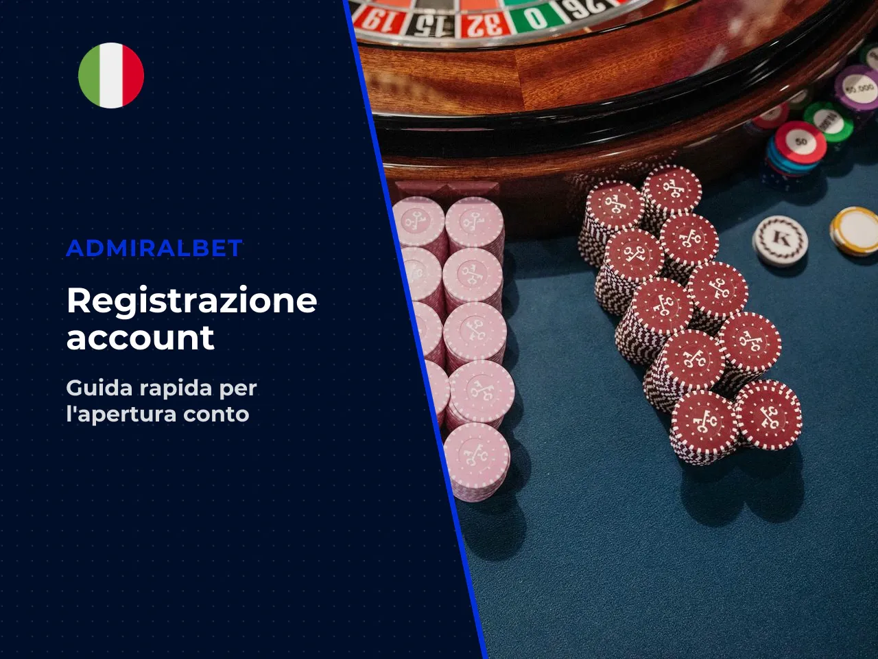 Admiralbet registrazione cosa serve prima di